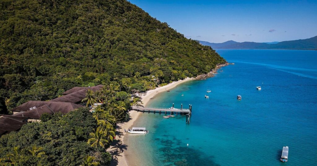 Rotta nel Queensland a Cairns porta di accesso alla grande barriera corallina